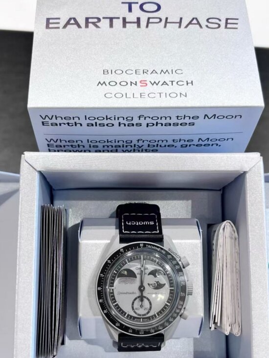Omega X Swatch MoonSwatch Mission To EarthPhase Watch main image 7